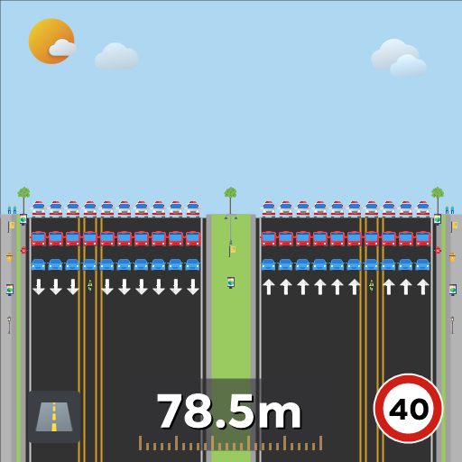 惠来新式公路双向18车道R道