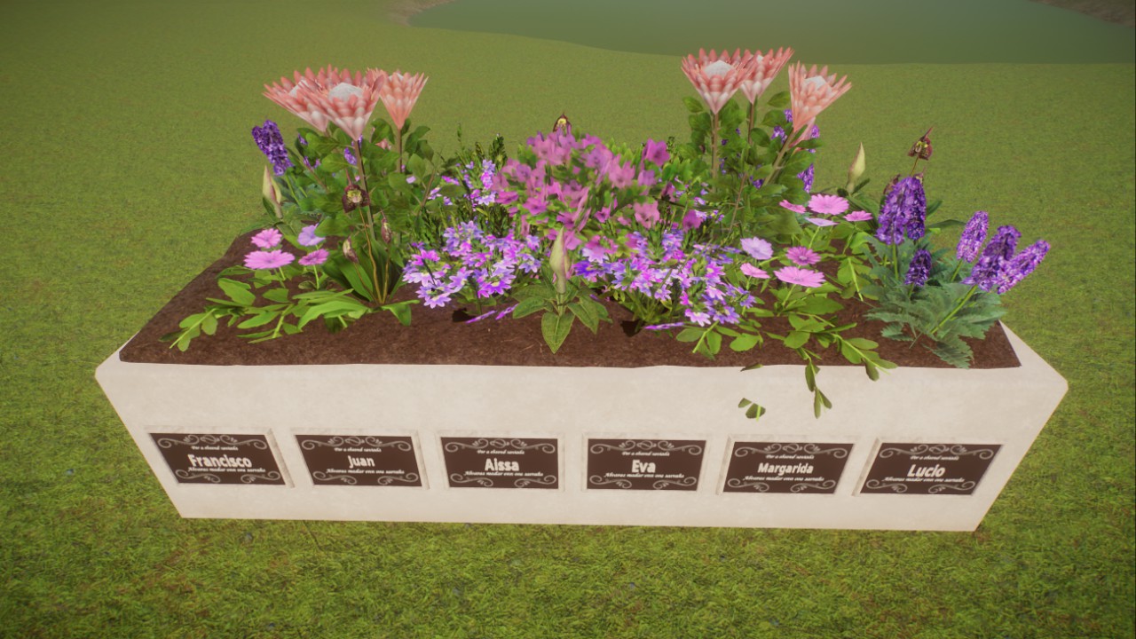 Memorial Garden block