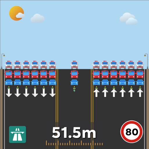 惠来新式高速公路双向12车道H道