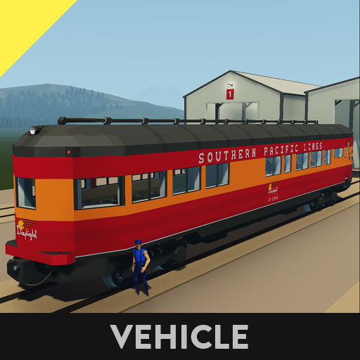 SP "The Daylight" lounge tail car