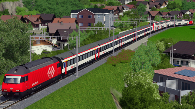 SBB Re 460 IR (Mixed 5+6 Cars)