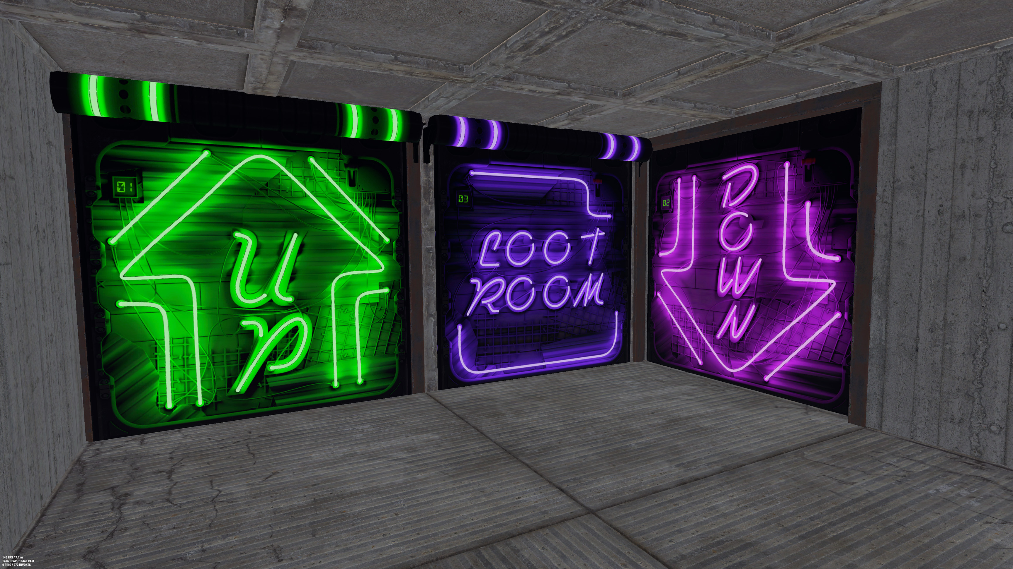 Neon Loot Room Door thumbnail 2