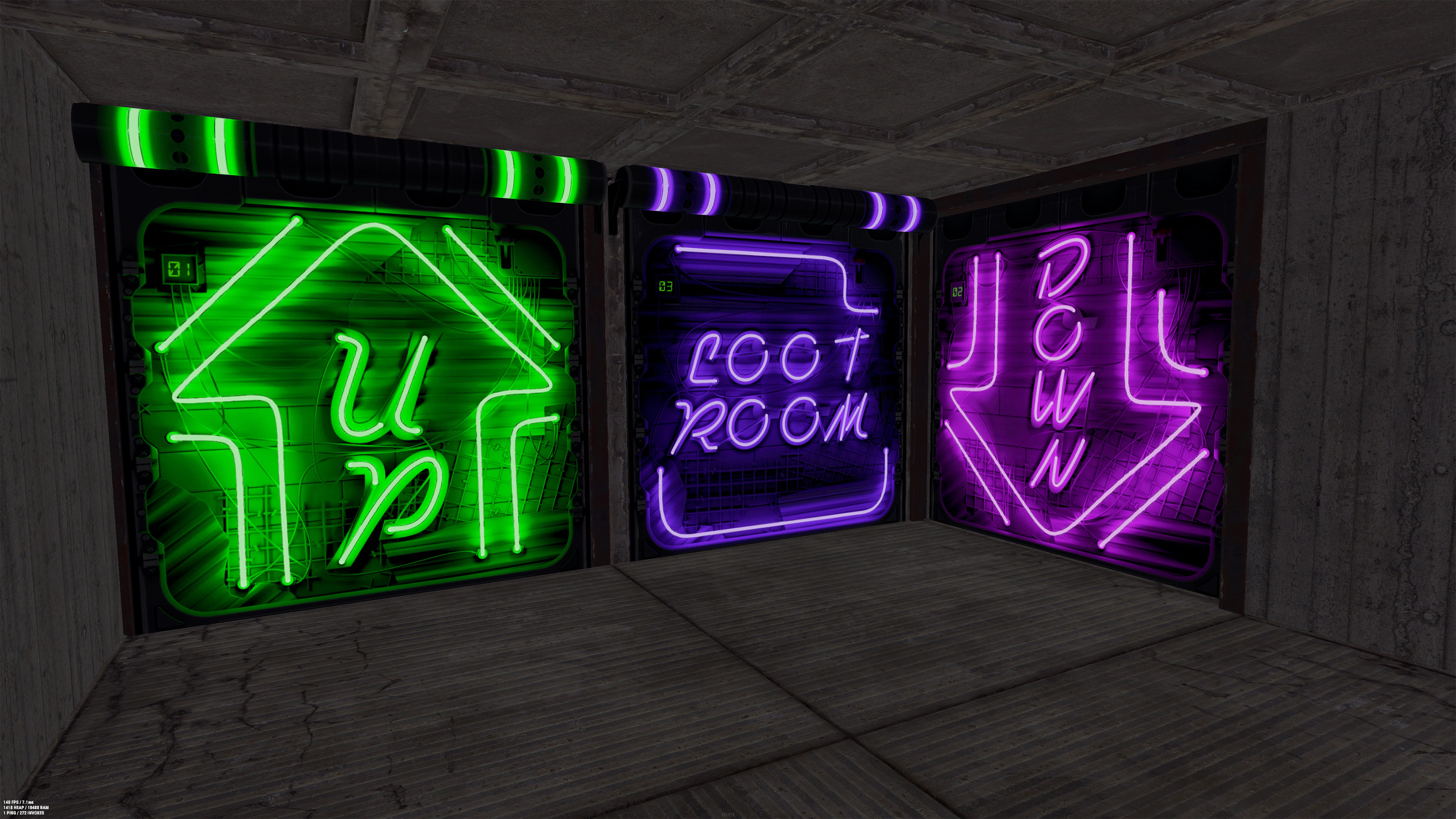 Neon Loot Room Door thumbnail 3