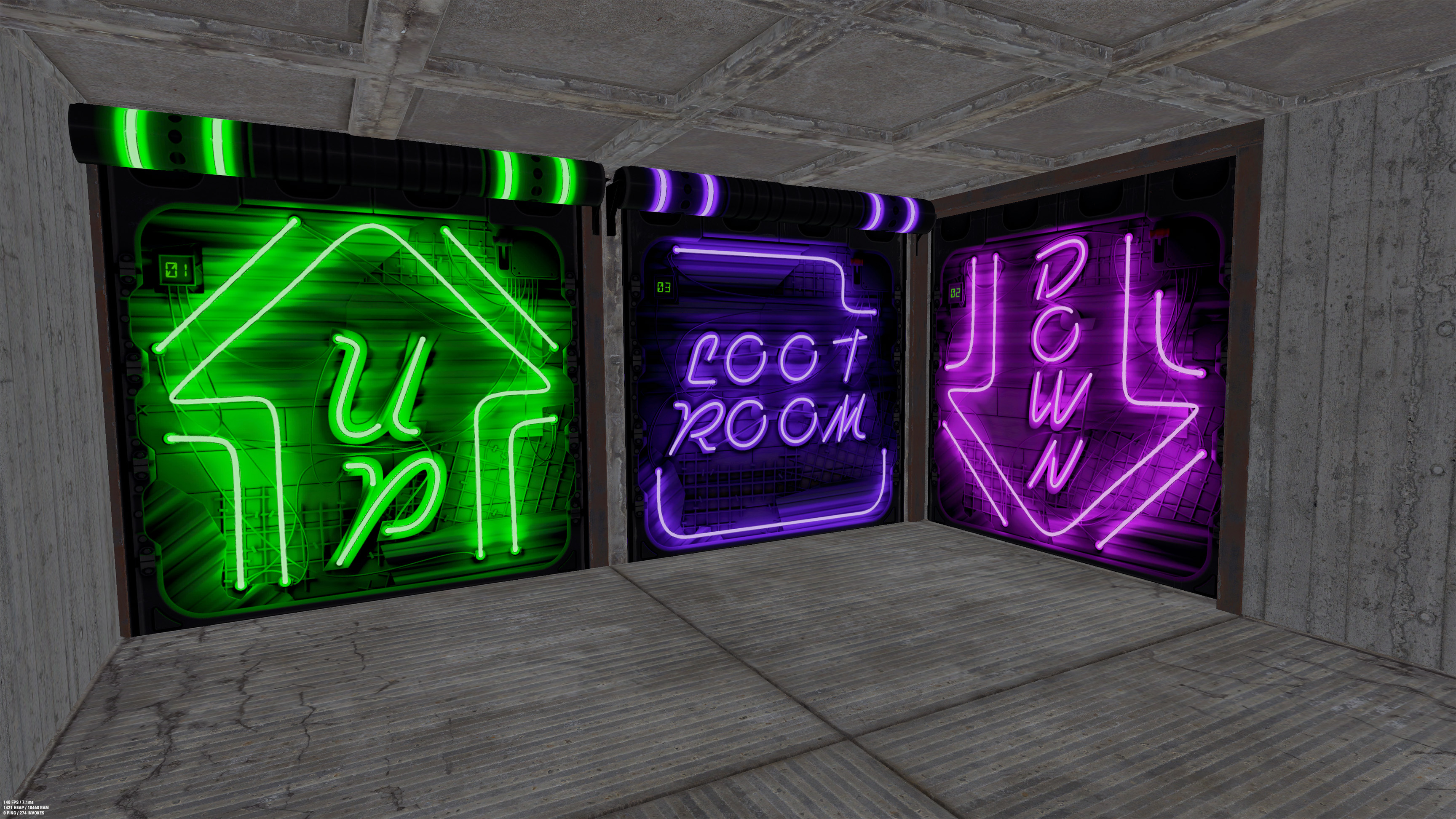 Neon Loot Room Door thumbnail 4