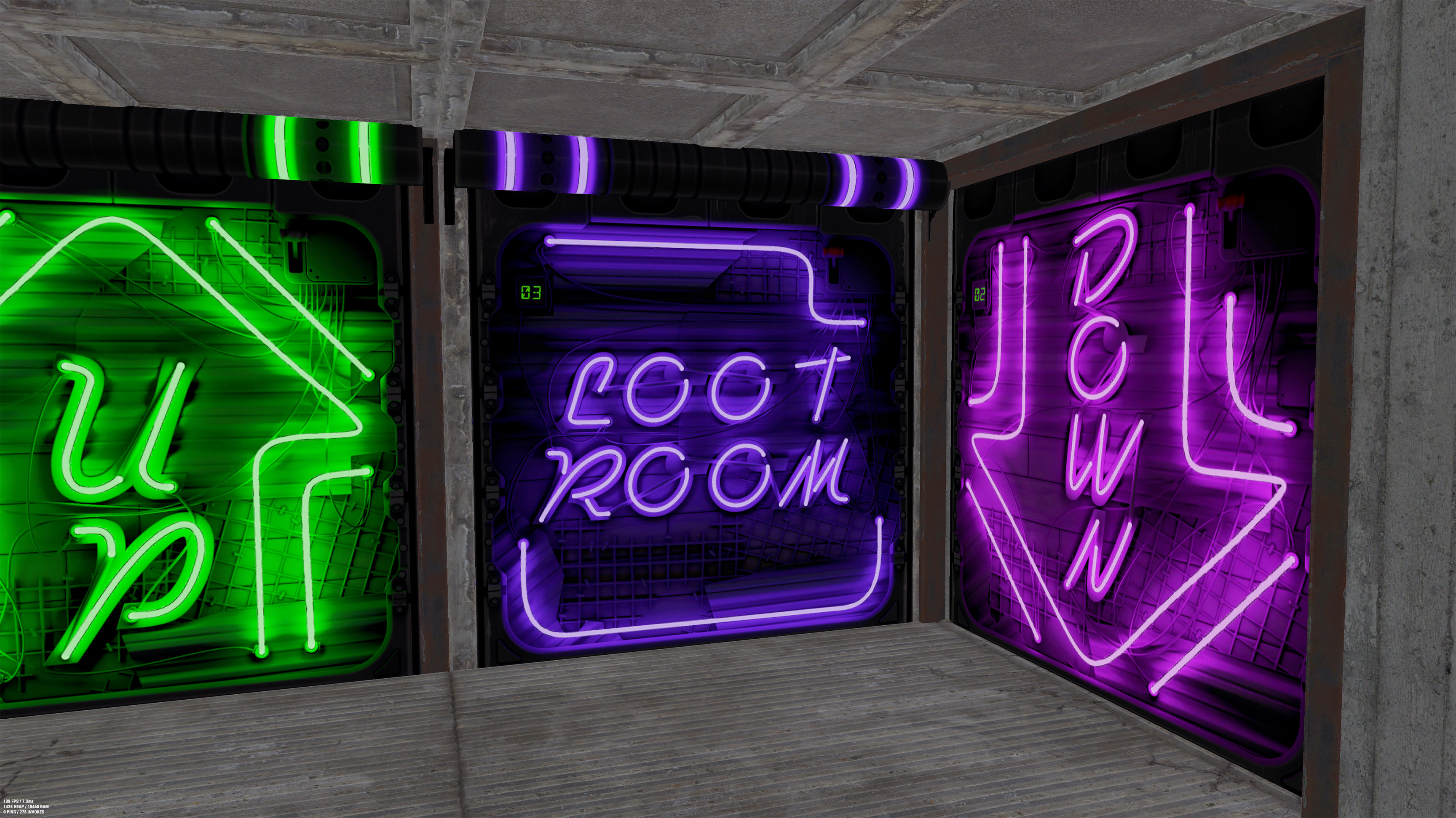 Neon Loot Room Door thumbnail 5