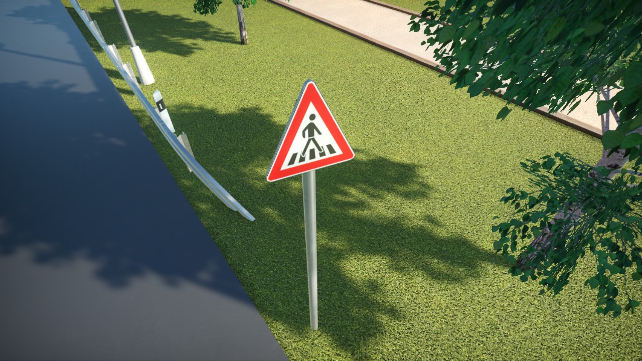 Sign Pedestrian Crossing