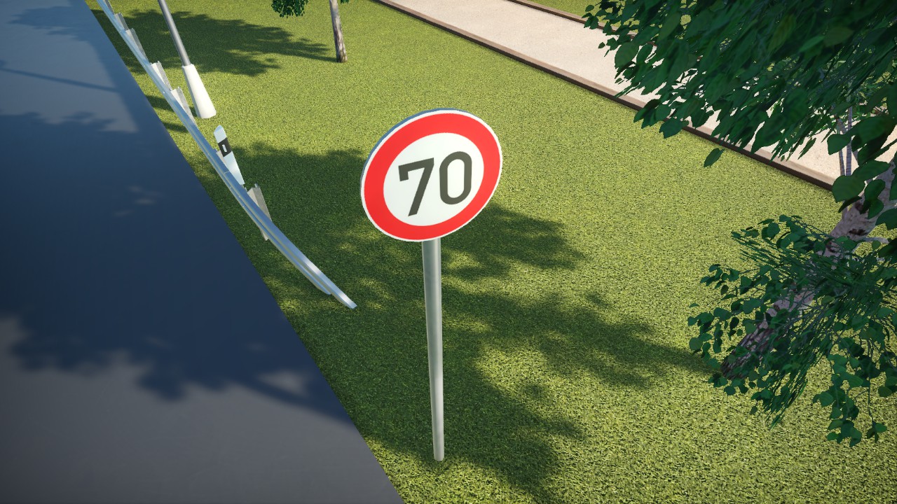 Sign Speed 70