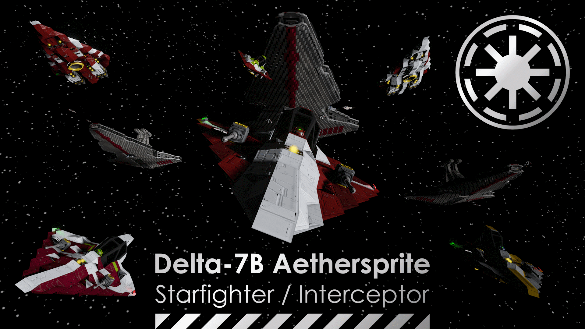 Delta-7B Aethersprite (Vanilla, 6 Paint Schemes)