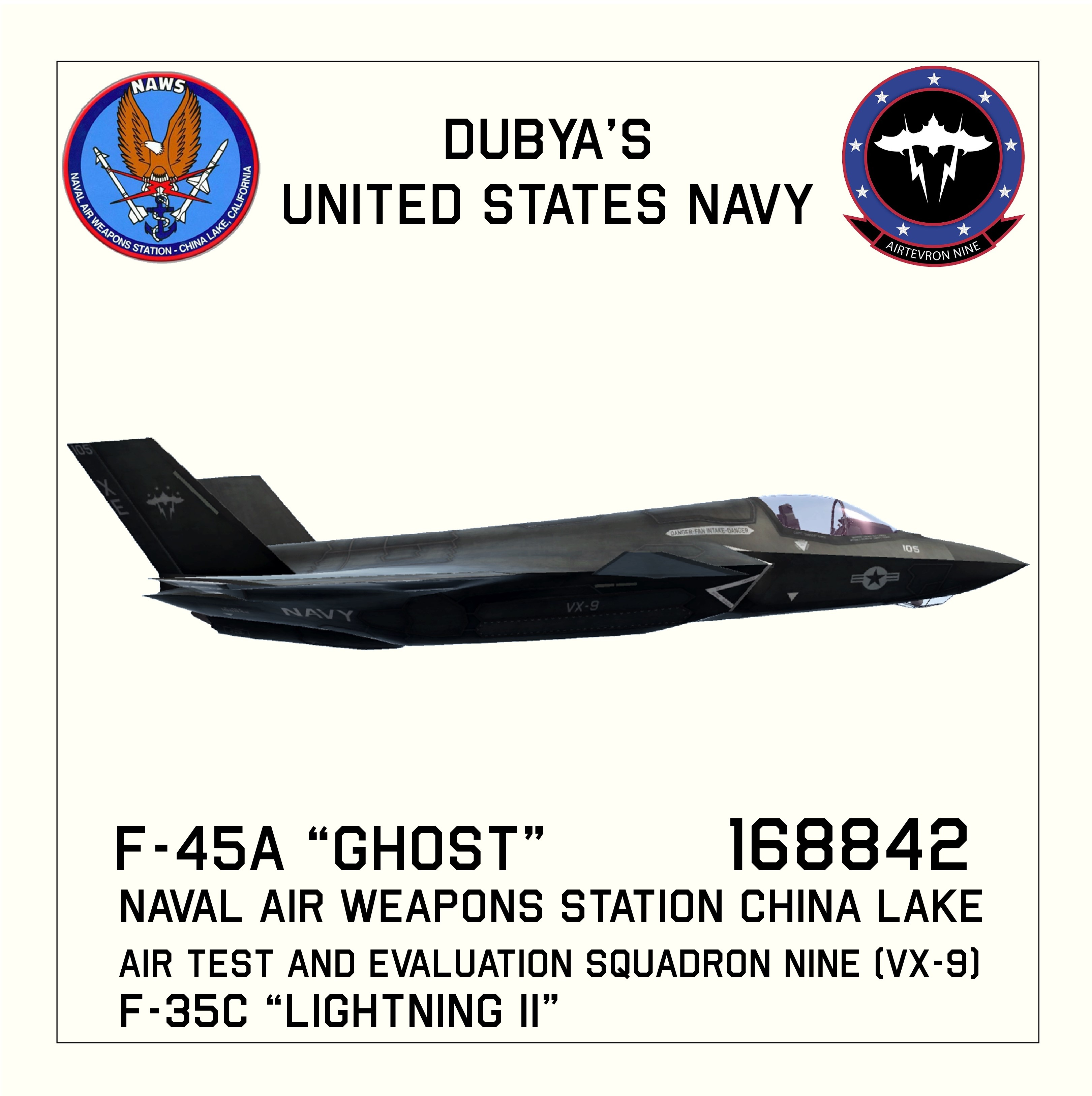 VX-9 'Vampires' F-35C Lightning II