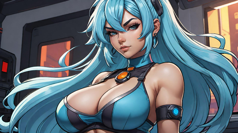 Ice Blue Gal