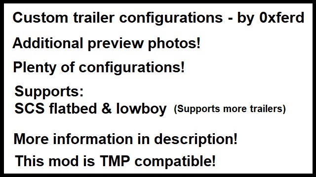 Custom trailer configurations (Simple) - by 0xferd | TMP Compatible