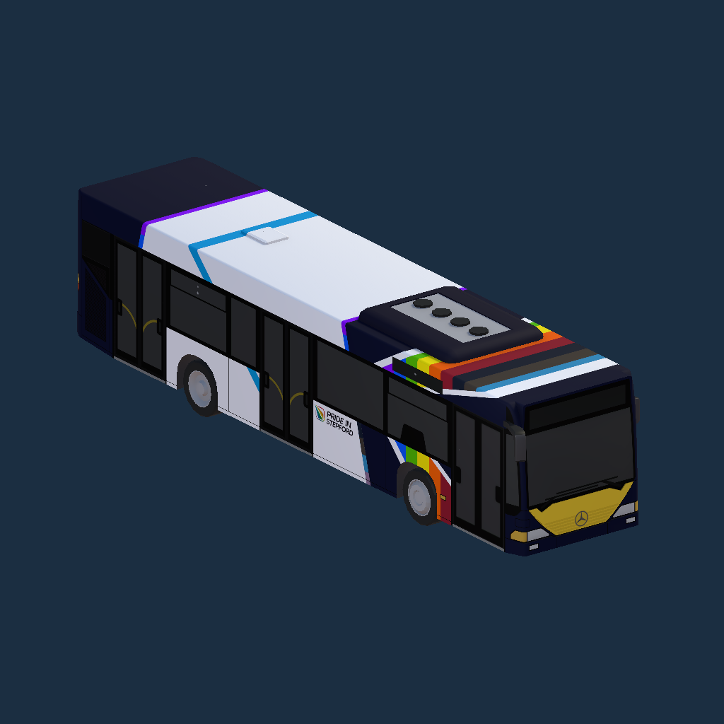 Stepford Connect (Pride - white roof) - MB O530 Citaro 3-Türer