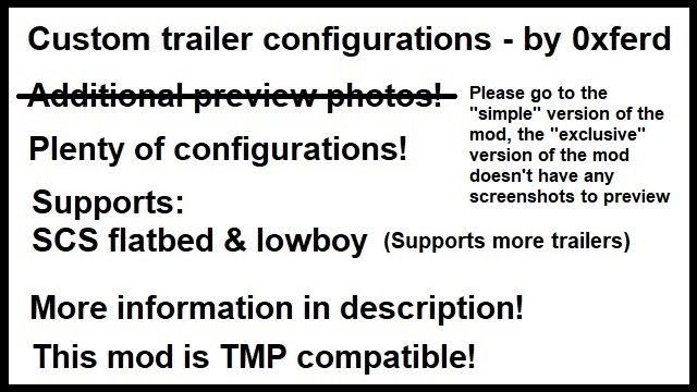Custom trailer configurations (Exclusive) - by 0xferd | TMP Compatible