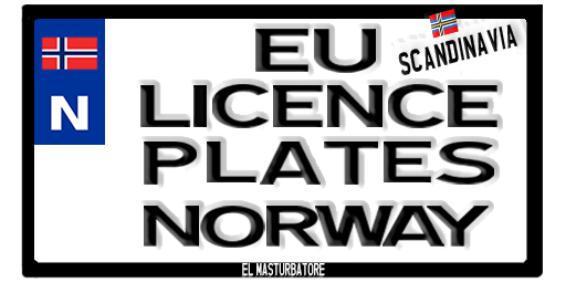 EU Licence Plates - #23 Norway