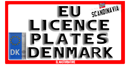 EU Licence Plates - #25 Denmark