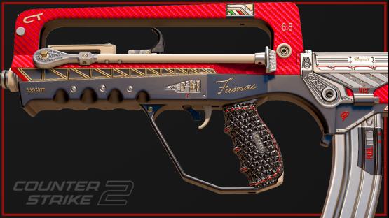 FAMAS | Scuderia (Red)