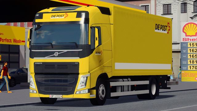 Volvo FH 4x2 Rigid Swiss Post