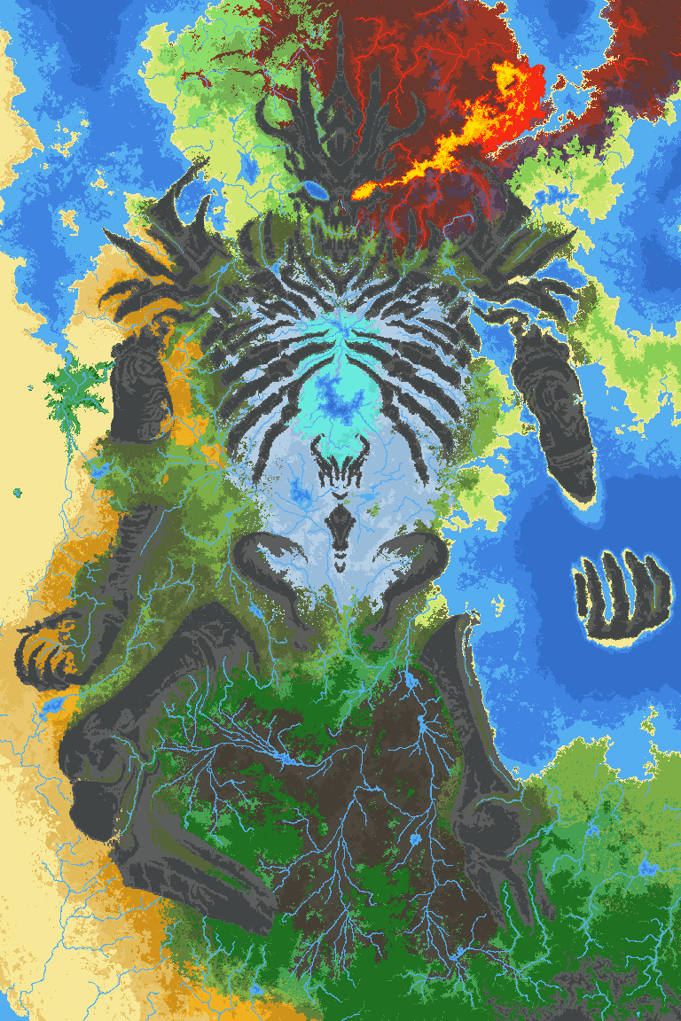 Therion, The Fallen Titan (12x18)