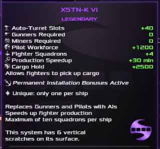 Boosted XSTN-K VI