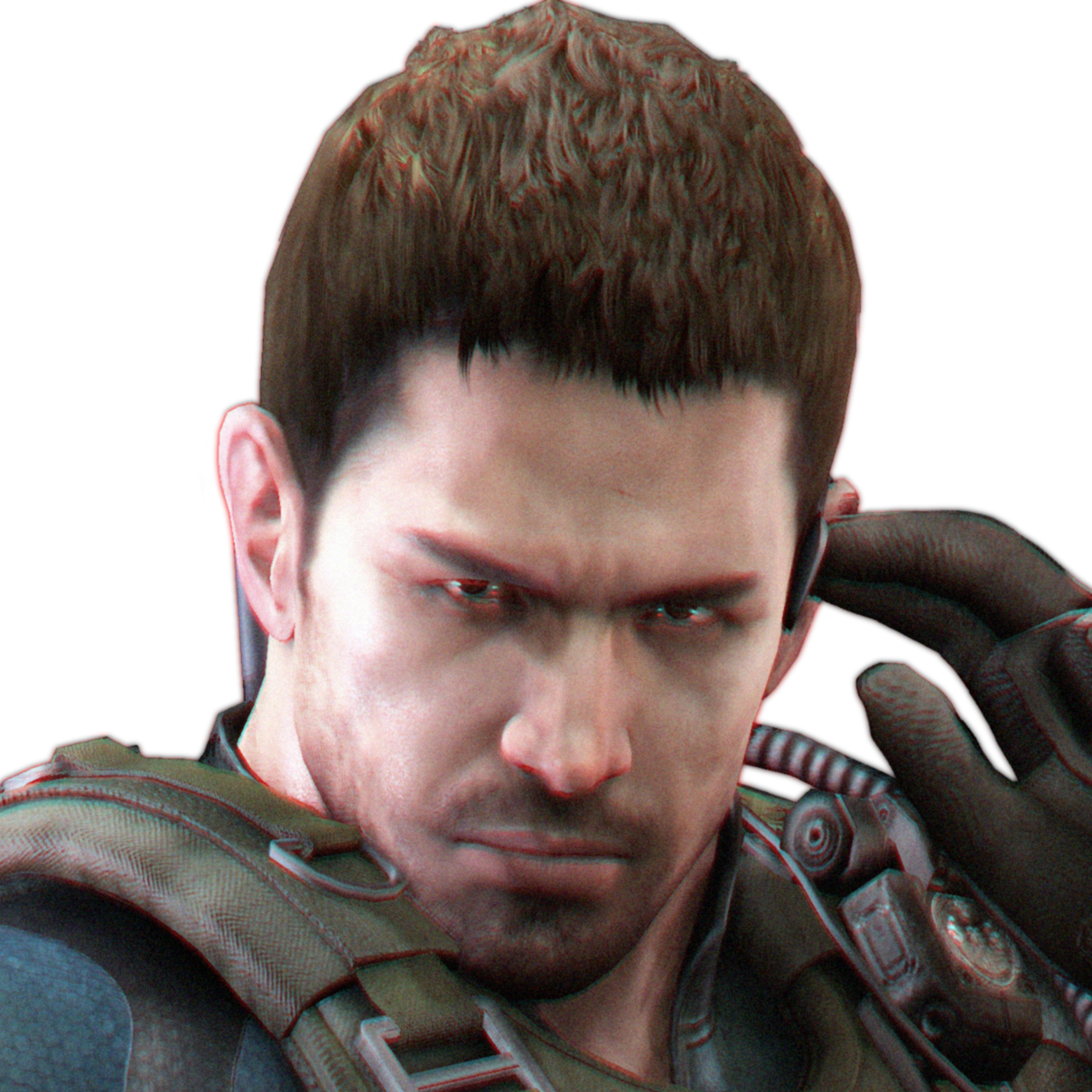 Chris Redfield (Resident Evil 6) InfectionHUD Portrait - Ellis

