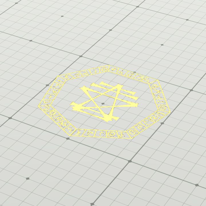 Arcane Sigil #1 (Amber - Floor)