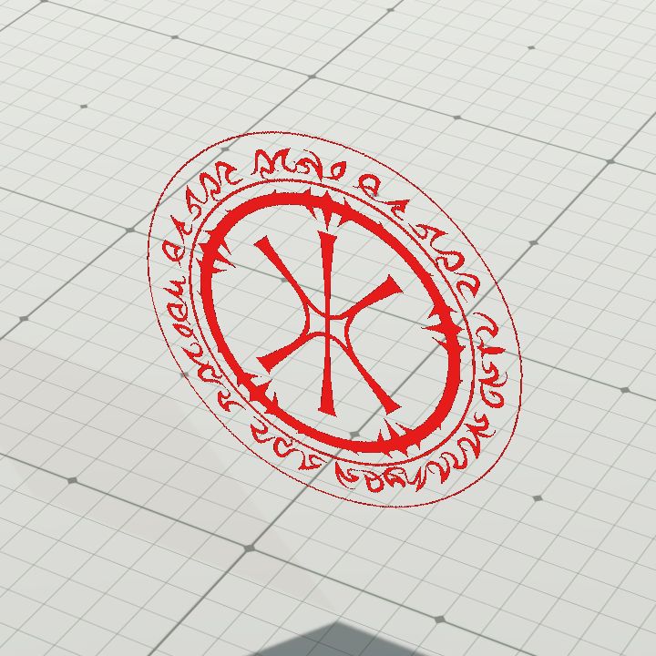 Arcane Sigil #2 (Red - Wall)