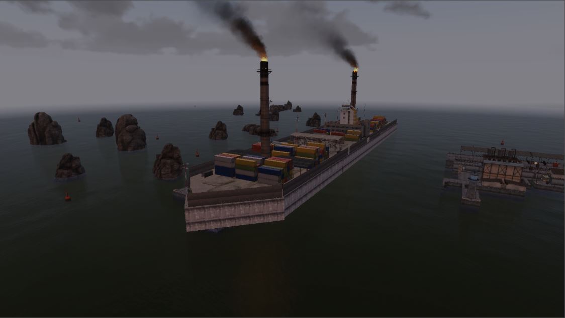 Cargo Ship Version 2 with Interior