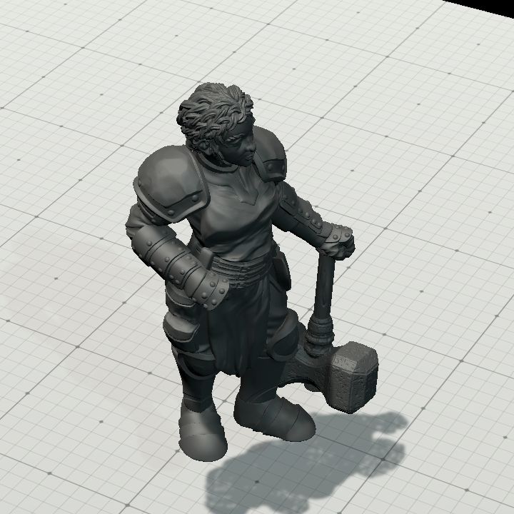 Female Dwarf Statue