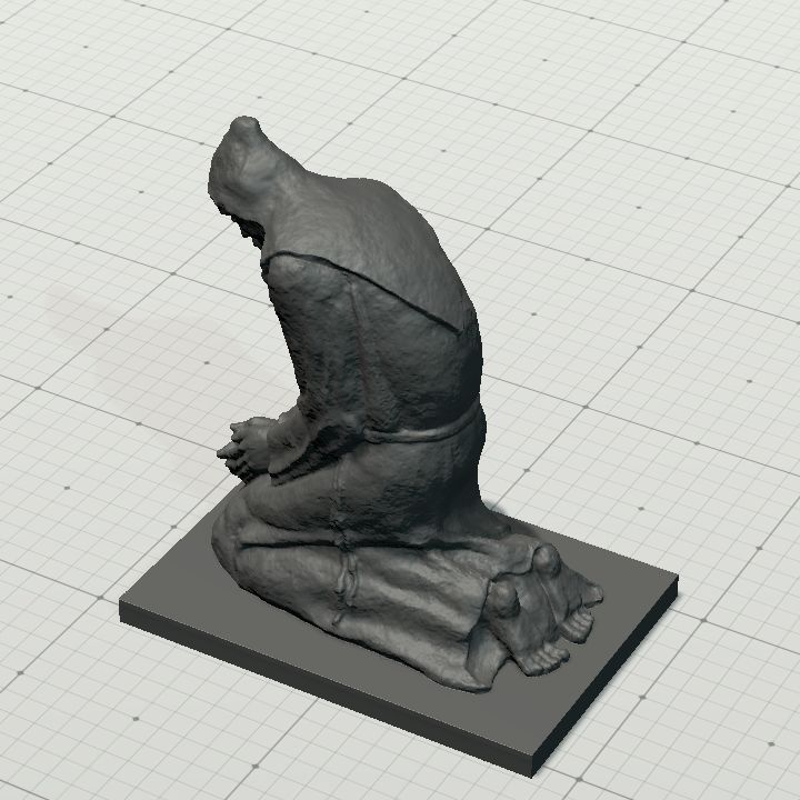 Kneeling Human
