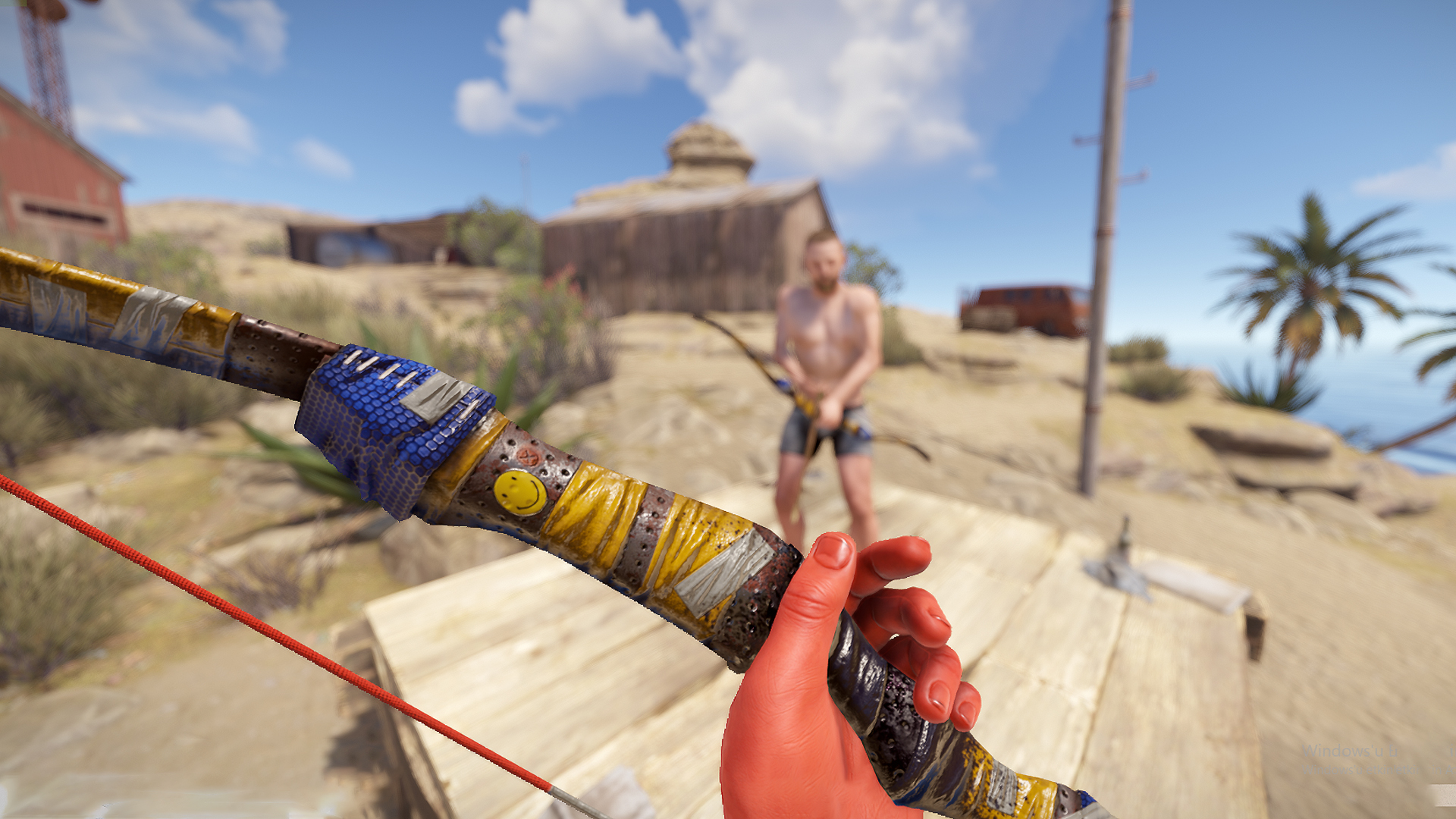 Recycled Hazmat Bow