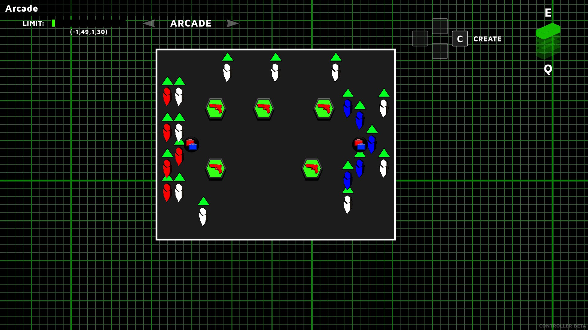 test map arcade