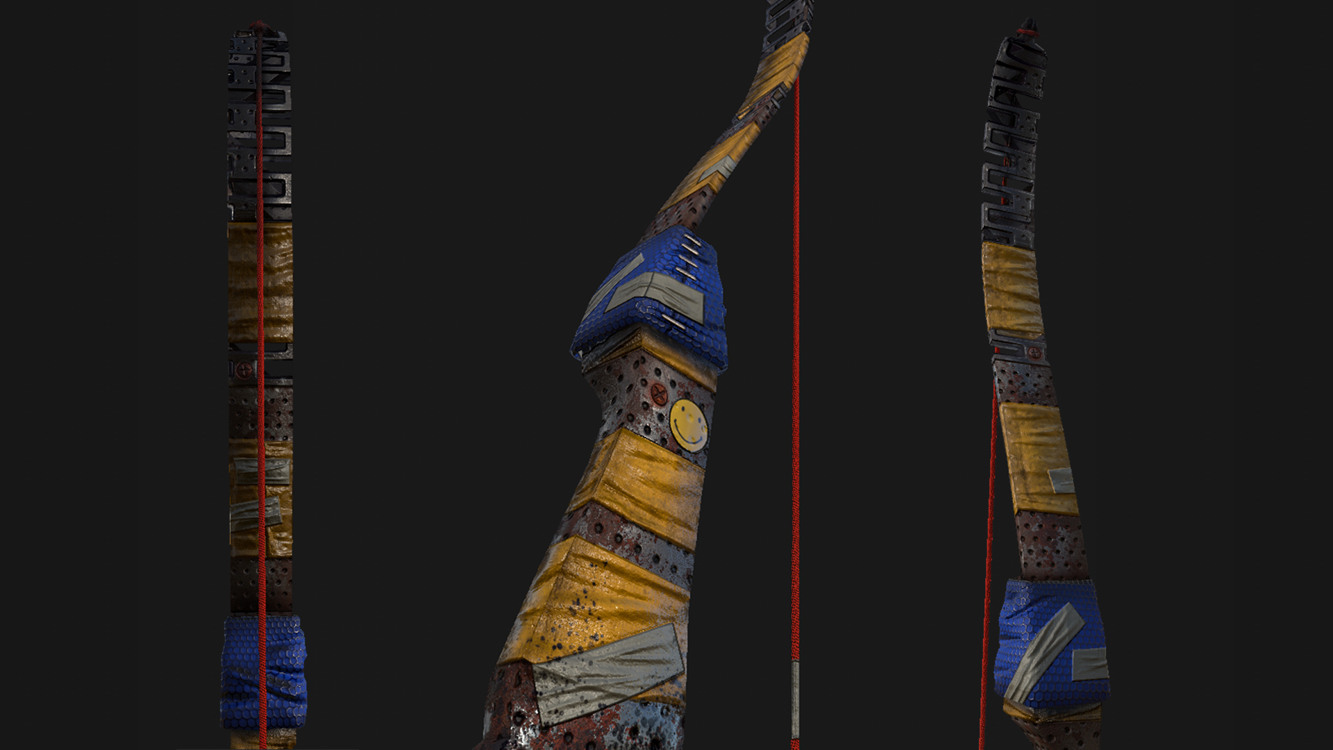Recycled Hazmat Bow