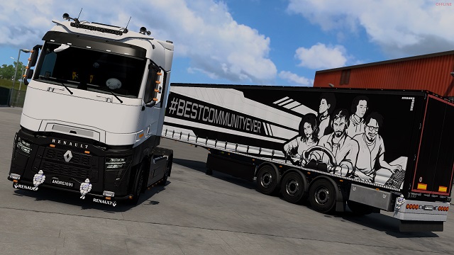 Renault T +Trailer Truckersmp