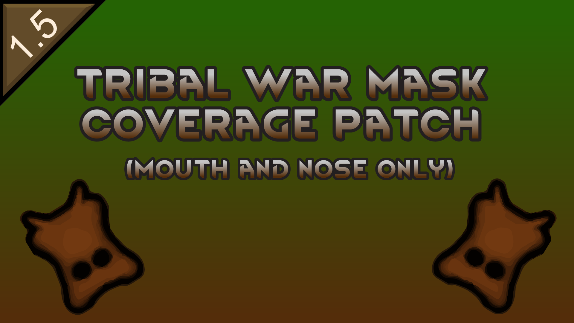 War mask coverage patch