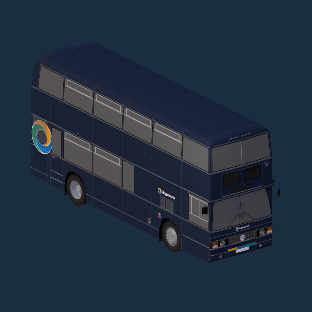 navy blue stagecaoch 2024 leyland titan