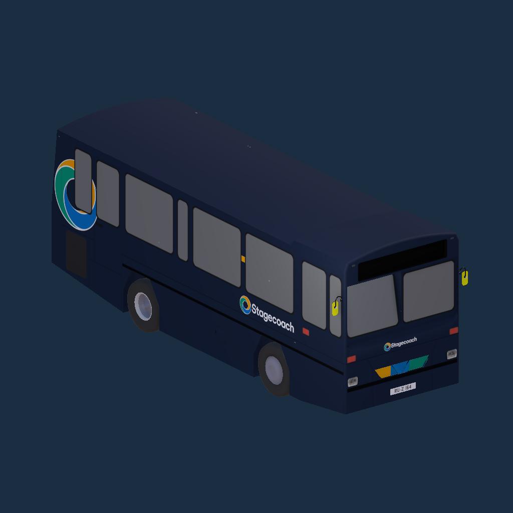 stagecoach navy blue 2024 handybus