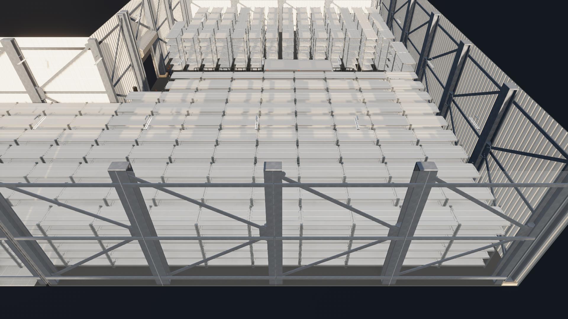 Warehouse H3 690 m² 179 pallet racks
