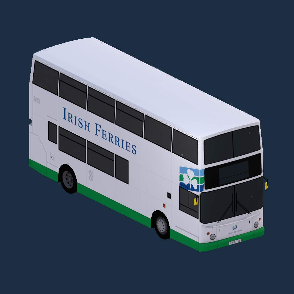 Irish ferries bus livery