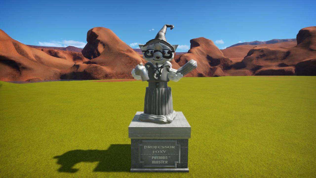ZAP - Professor Foxy Statue