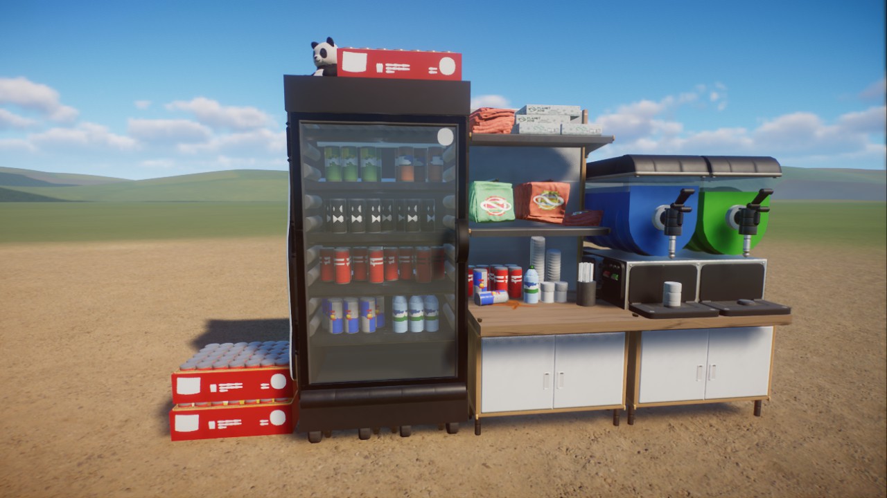 Kiosk interior