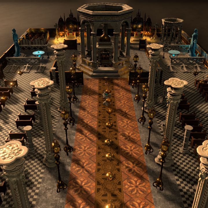 The Great Hall in the royal style