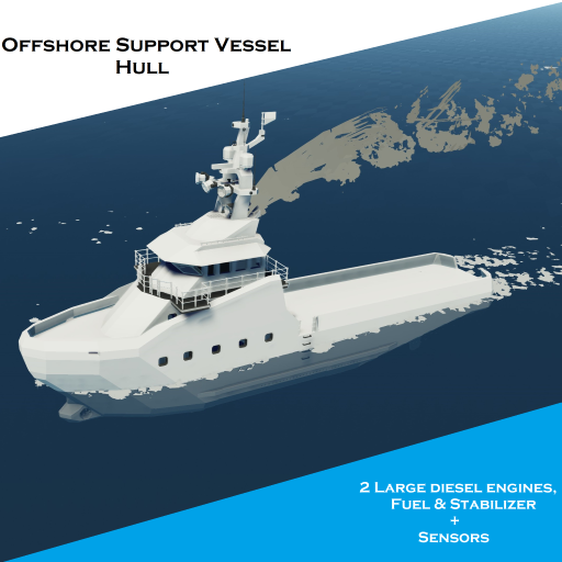 Offshore Support Vessel Hull - Free to Use