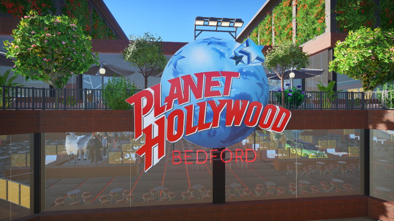 Planet hollywood sign