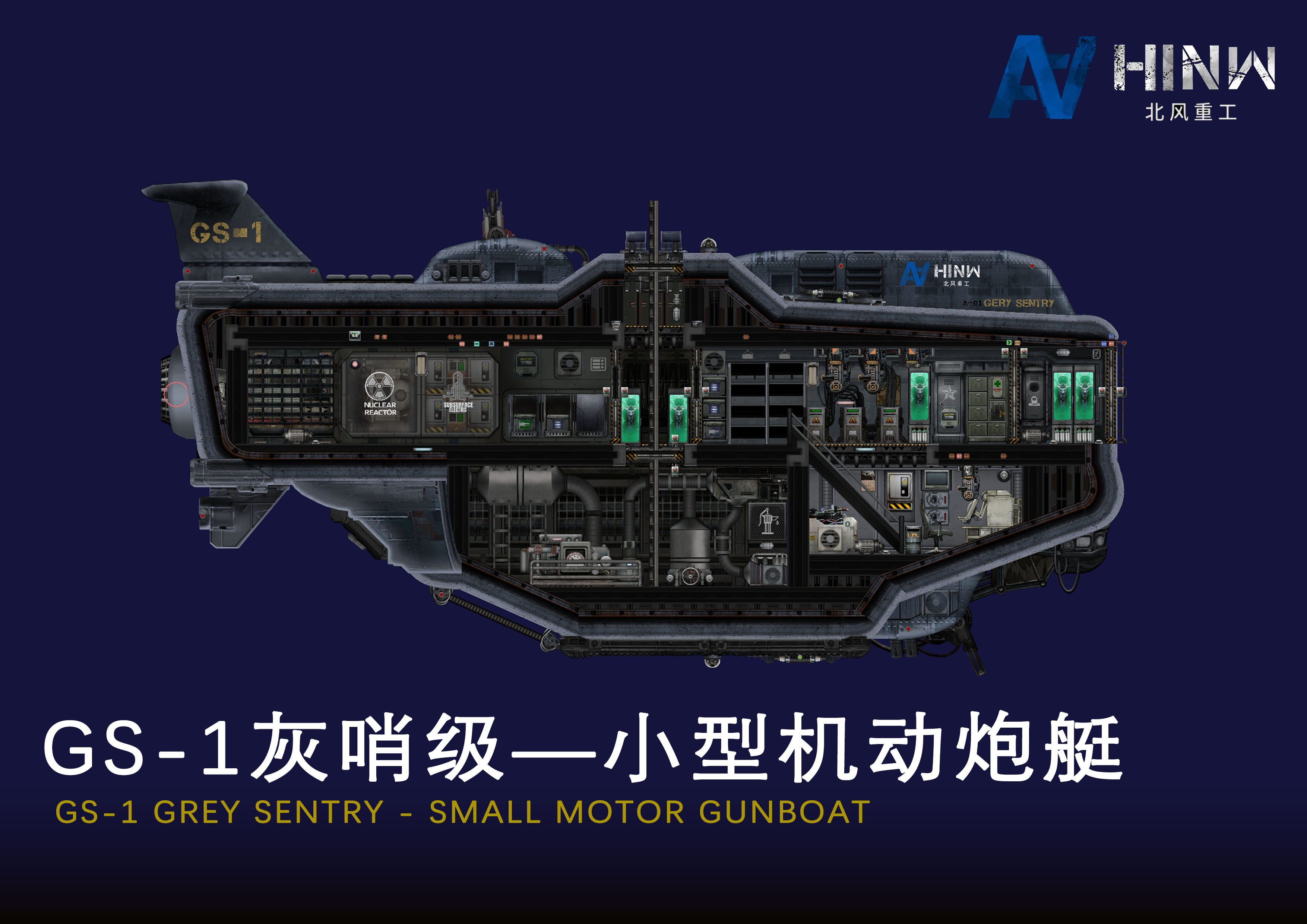AS-1 Grey sentry class - Small motor gunboat
