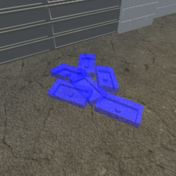 Water spill preview