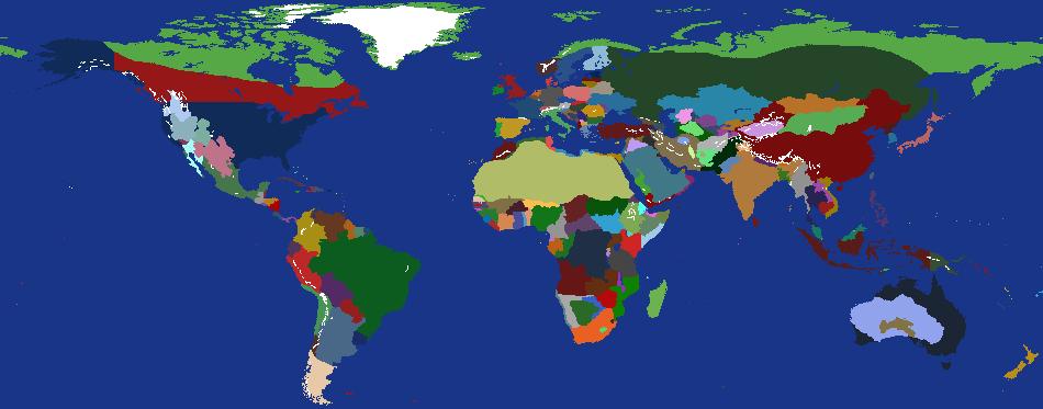 The World But Deserts Are Their Own Countries