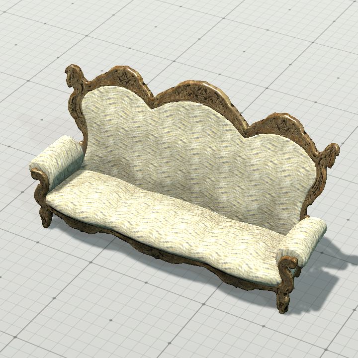 Royal Sofa Set: Sofa