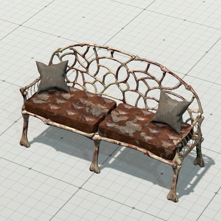 Loveseat of Bones (no dais)