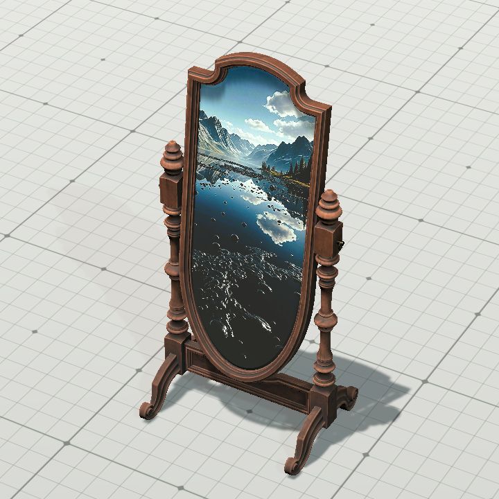 Seer's Floor Mirror #14