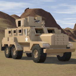 MK-2 MRAP ("Military Roadside Assault Persuer") Mountain Lion Truck Desert (Stolen)